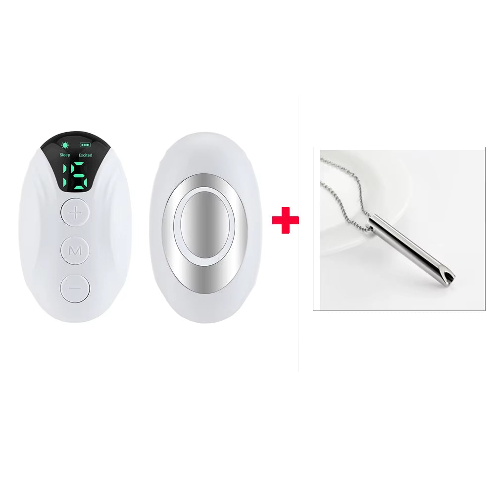 Handheld 20 Levels EMS Sleep Aid Relaxation Treatment Microcurrent Pulse Hypnosis Device Insomnia Rechargeable