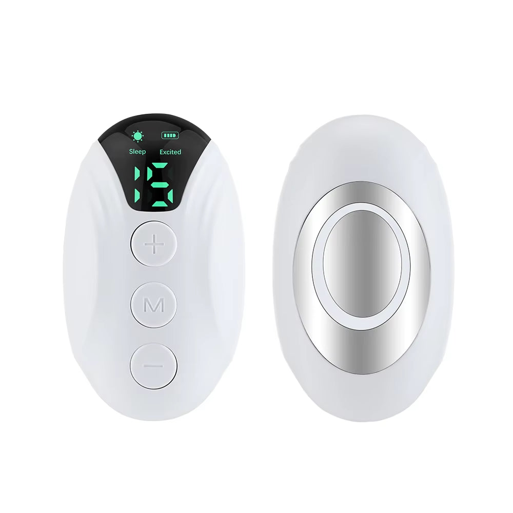 Handheld 20 Levels EMS Sleep Aid Relaxation Treatment Microcurrent Pulse Hypnosis Device Insomnia Rechargeable