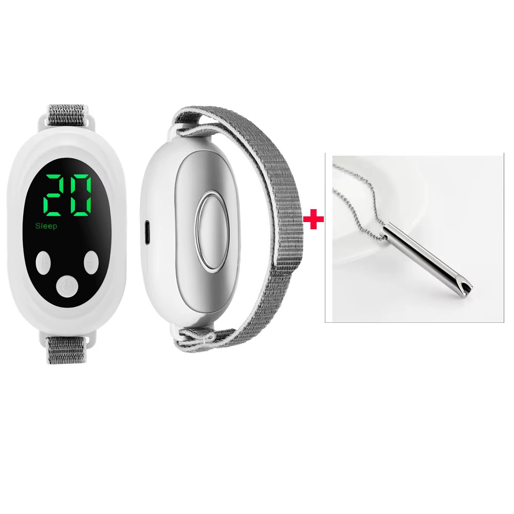 Handheld 20 Levels EMS Sleep Aid Relaxation Treatment Microcurrent Pulse Hypnosis Device Insomnia Rechargeable