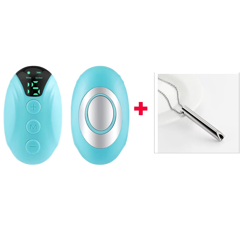 Handheld 20 Levels EMS Sleep Aid Relaxation Treatment Microcurrent Pulse Hypnosis Device Insomnia Rechargeable