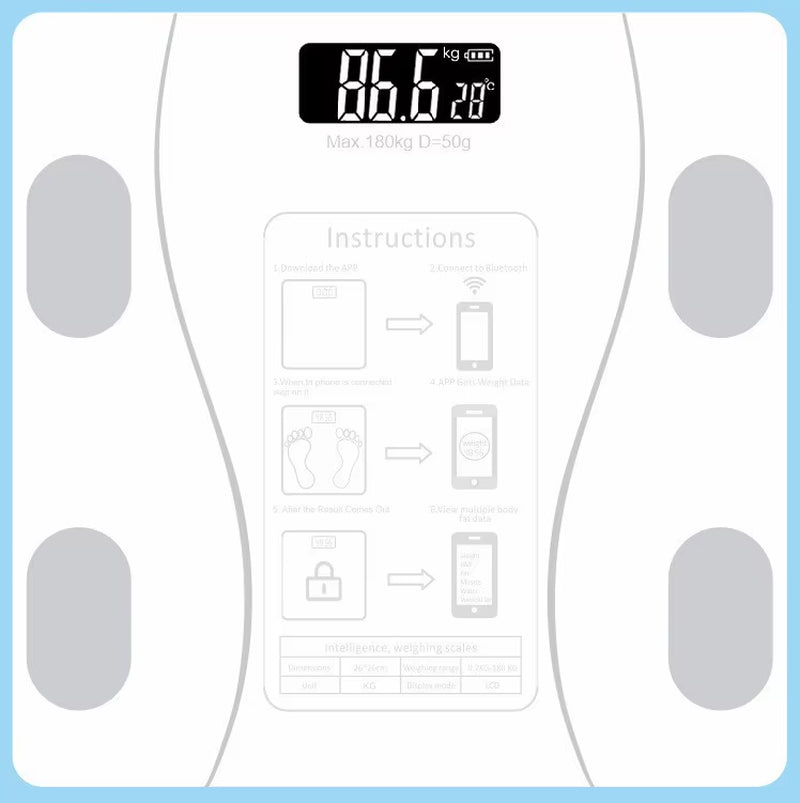 Bluetooth Body Fat Scale and Weight Scale Accurately Capture Subtle Changes and Detect Multiple Types of Health Data